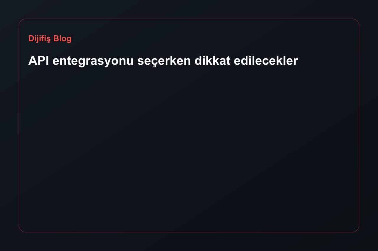 API-Integration auswählen