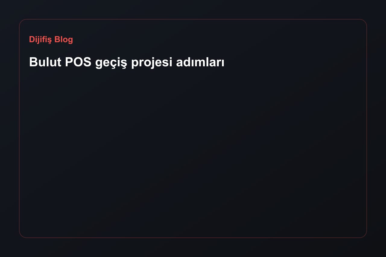 Cloud-POS-Migrationsprojekt