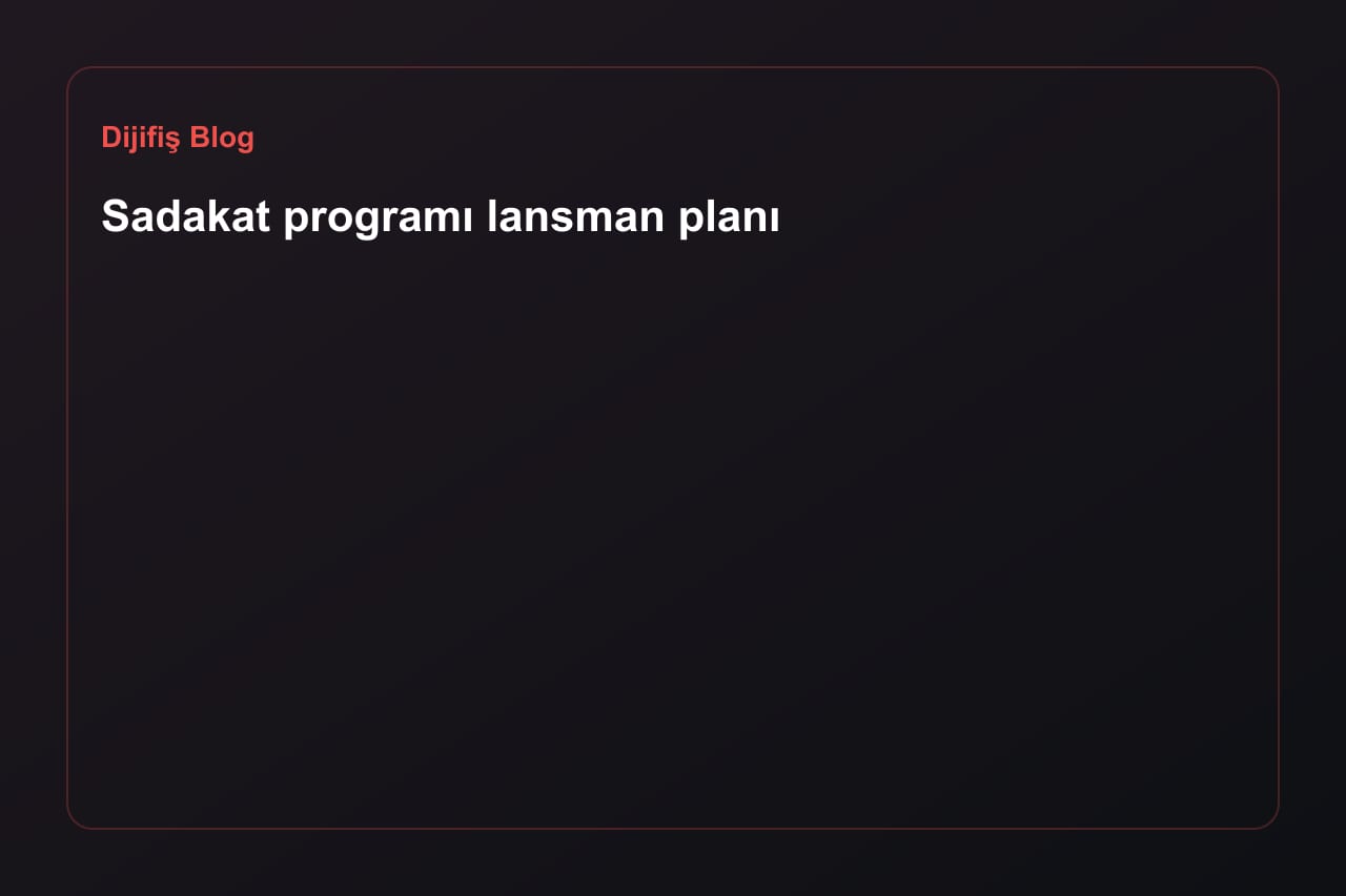 Treueprogramm launchen