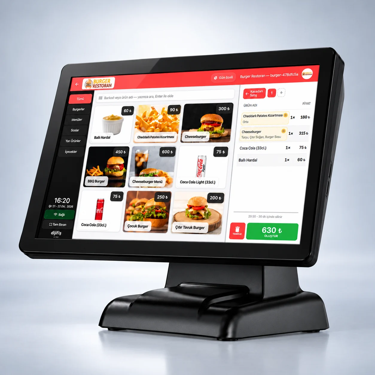 Einzelnes Touchscreen
