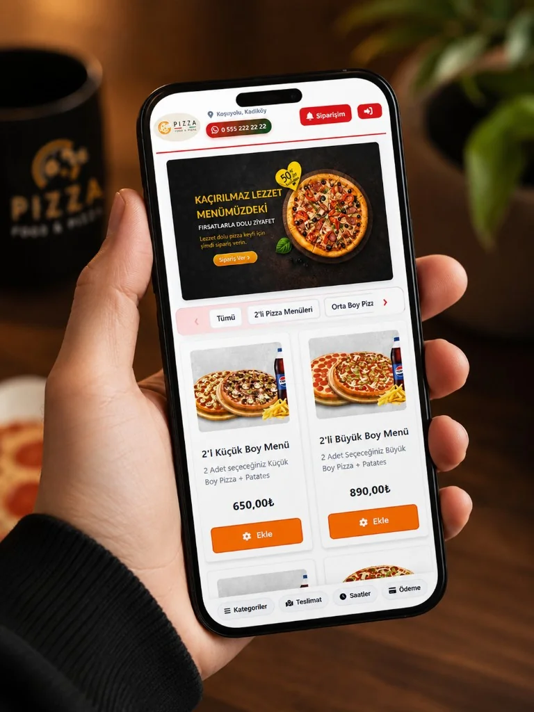 Markenspezifische Bestell-App