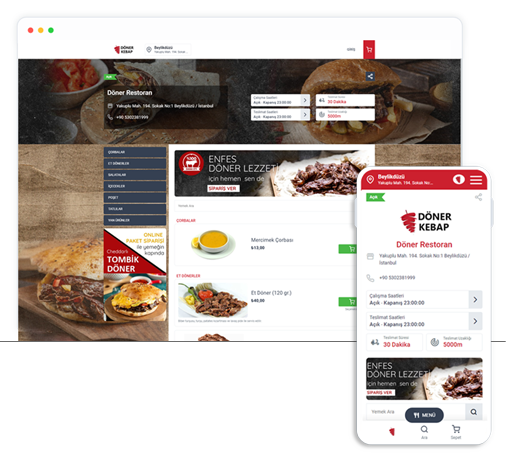 Online Yemek Sipariş Sistemi