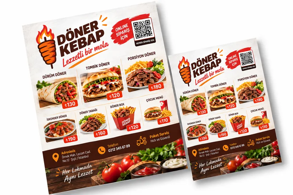 Wirtschaftlicher Flyer